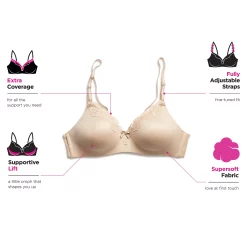 Maidenform Comfort Devotion Extra Coverage Shaping With Lift Wireless Bra 9456 -VINCE CAMUTO Shop 11679881 fpx