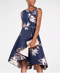 Adrianna Papell Jacquard Fit & Flare Dress -VINCE CAMUTO Shop 11867977 fpx