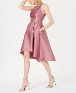 Adrianna Papell Rhinestone High-Low Dress -VINCE CAMUTO Shop 12627332 fpx