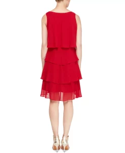SL Fashions Tiered Chiffon Dress 11 SL Fashions Tiered Chiffon Dress -VINCE CAMUTO Shop 15210601 fpx