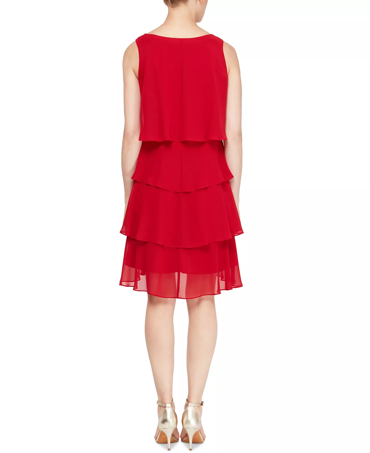 SL Fashions Tiered Chiffon Dress 6 SL Fashions Tiered Chiffon Dress - Image 6