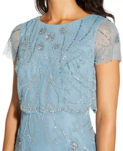 Adrianna Papell Embellished Overlay Dress -VINCE CAMUTO Shop 18351340 fpx
