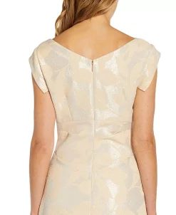 Adrianna Papell Metallic Jacquard Sheath Dress -VINCE CAMUTO Shop 18891318 fpx