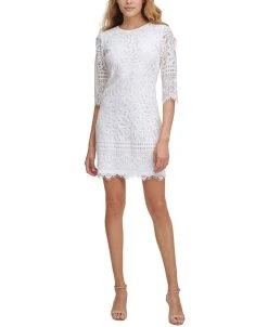 Kensie Lace Sheath Dress