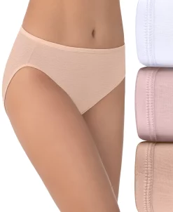 Vanity Fair® Women's 3-Pk. Vanity Fair Illumination Hi-Cut Brief Underwear 13307 -VINCE CAMUTO Shop 19375188 fpx