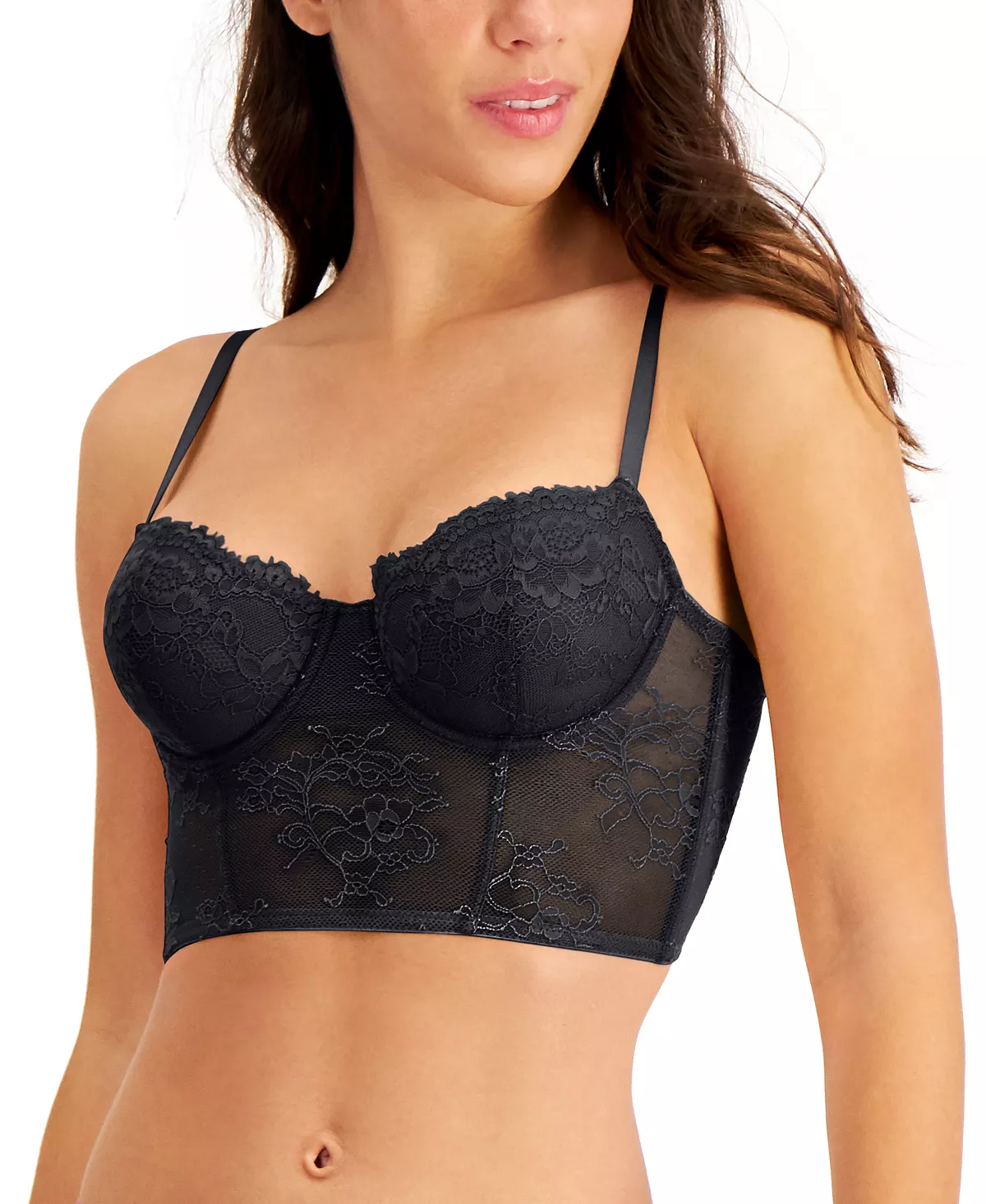 INC International Concepts Women's Lace Bustier Lingerie, Created For Macy's 2 INC International Concepts Women's Lace Bustier Lingerie, Created For Macy's - Image 2
