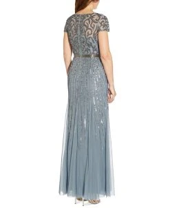 Adrianna Papell Embellished V-Neck Gown -VINCE CAMUTO Shop 20291455 fpx