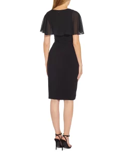 Adrianna Papell Flutter-Sleeve Sheath Dress -VINCE CAMUTO Shop 20526087 fpx