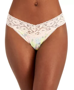 INC International Concepts Women's Lace-Trim Thong Underwear, Created For Macy's -VINCE CAMUTO Shop 20549904 fpx