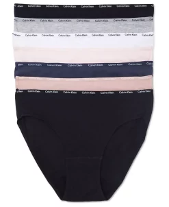 Calvin Klein Women's Signature Cotton 7-Pack Bikini Underwear