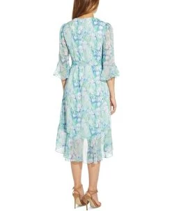 Adrianna Papell Floral-Print Wrap-Style Cocktail Dress -VINCE CAMUTO Shop 21029620 fpx