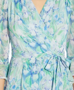 Adrianna Papell Floral-Print Wrap-Style Cocktail Dress -VINCE CAMUTO Shop 21029621 fpx