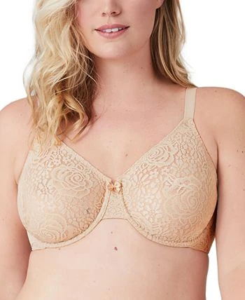 Wacoal Halo Lace Molded Underwire Bra 851205, Up To G Cup 7 Wacoal Halo Lace Molded Underwire Bra 851205, Up To G Cup - Image 7