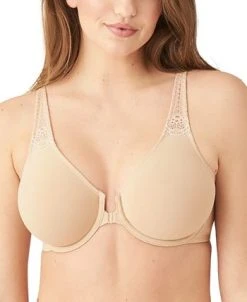 Wacoal Men's Soft Embrace Lace Detail Front-Close Bra 851311 -VINCE CAMUTO Shop 21097473 fpx