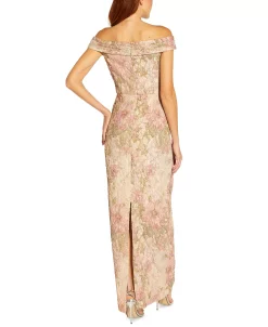 Adrianna Papell Off-The-Shoulder Floral Gown 6 Adrianna Papell Off-The-Shoulder Floral Gown -VINCE CAMUTO Shop 21463320 fpx