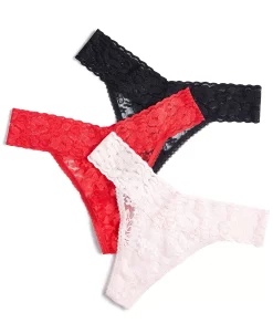 INC International Concepts Women's 3-Pk. Lace Thong Underwear, Created For Macy's -VINCE CAMUTO Shop 21477816 fpx