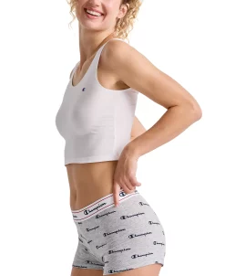 Champion Logo-Print Cotton Stretch Crop Top CH51AS -VINCE CAMUTO Shop 21547215 fpx