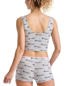 Champion Logo-Print Cotton Stretch Crop Top CH51AS -VINCE CAMUTO Shop 21547283 fpx