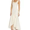 Adrianna Papell Women's Ruffled High-Low Gown