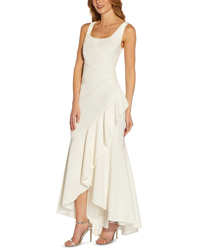 Adrianna Papell Women's Ruffled High-Low Gown 1 Adrianna Papell Women's Ruffled High-Low Gown