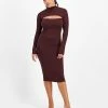 Bar III Cutout Bodycon Dress, Created For Macy's