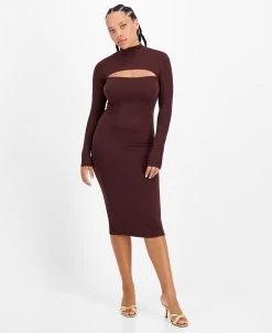 Bar III Cutout Bodycon Dress, Created For Macy's