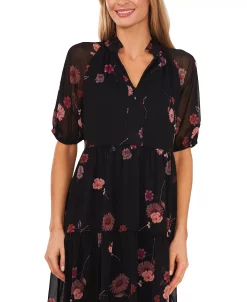 CeCe Women's Babydoll Short-Sleeve Dress -VINCE CAMUTO Shop 22159787 fpx