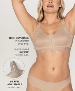 Leonisa Women's Multi Functional Back Support Posture Corrector Wireless Bra -VINCE CAMUTO Shop 22163221 fpx