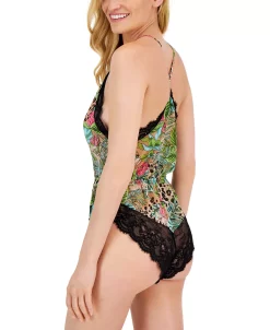 INC International Concepts Lace Chiffon Floral Lingerie Bodysuit -VINCE CAMUTO Shop 22171201 fpx