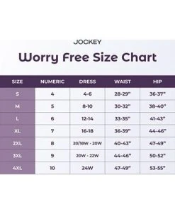 Jockey Women's Worry Free Heavy Absorbency Full Coverage Hipster Underwear 2585 -VINCE CAMUTO Shop 22248457 fpx