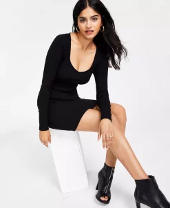 Bar III Women’s Ribbed Mini Dress, Created For Macy’s -VINCE CAMUTO Shop 22338558 fpx