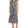 Steve Madden BB Dakota Orange Blossom Printed Dress