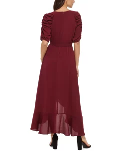 Kensie Ruffled Midi Dress -VINCE CAMUTO Shop 22370654 fpx
