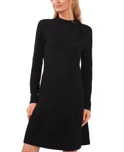 CeCe Women's Mock Neck Sweater Tie Dress -VINCE CAMUTO Shop 22506410 fpx