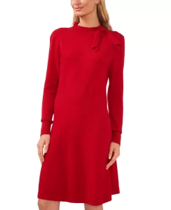 CeCe Women's Mock Neck Sweater Tie Dress -VINCE CAMUTO Shop 22506447 fpx