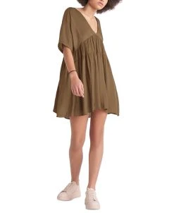 Black Tape Women's Short Sleeve Empire Waist Dress