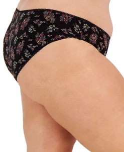 Charter Club Plus Size Pretty Cotton Bikini Underwear, Created For Macy's -VINCE CAMUTO Shop 22533810 fpx