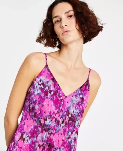 Bar III Women's Blurred Print Slip Dress, Created For Macy's 8 Bar III Women's Blurred Print Slip Dress, Created For Macy's -VINCE CAMUTO Shop 22562617 fpx