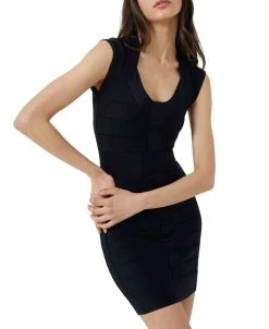 French Connection Women's Spotlight Cap-Sleeve Bandage Dress