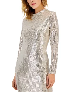 INC International Concepts Women's Sequined Midi Dress, Created For Macy's -VINCE CAMUTO Shop 22676471 fpx