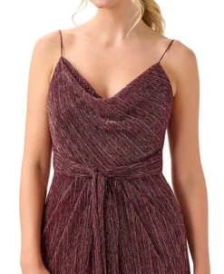 Adrianna Papell Women's Cowl-Neck Tie-Front Dress -VINCE CAMUTO Shop 22801370 fpx