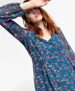 INC International Concepts Women's Tie-Back Shift Dress, Created For Macy's -VINCE CAMUTO Shop 22813901 fpx