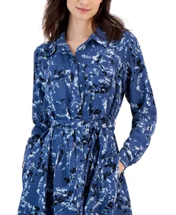 Alfani Women's Belted Shirtdress Created For Macy's -VINCE CAMUTO Shop 22813955 fpx