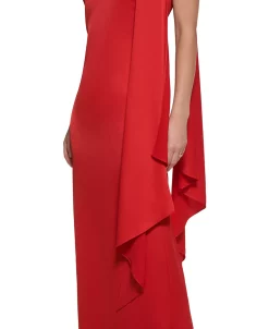 Vince Camuto Women's Halter-Neck Satin Sleeveless Gown -VINCE CAMUTO Shop 22815211 fpx