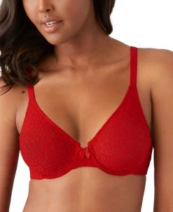 Wacoal Halo Lace Molded Underwire Bra 851205, Up To G Cup