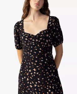 Sanctuary Women's Sweetheart-Neck Puff-Sleeve Midi Dress 6 Sanctuary Women's Sweetheart-Neck Puff-Sleeve Midi Dress -VINCE CAMUTO Shop 22834912 fpx