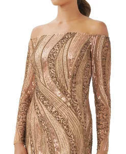 Adrianna Papell Women's Beaded Off-The-Shoulder Gown -VINCE CAMUTO Shop 22864826 fpx