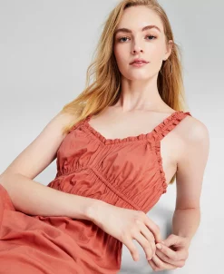 And Now This Women's Cotton Sleeveless Tiered Dress 5 And Now This Women's Cotton Sleeveless Tiered Dress -VINCE CAMUTO Shop 22865149 fpx