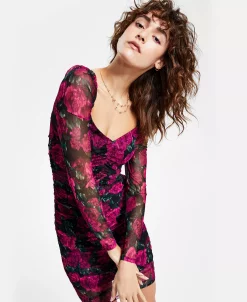 Bar III Women's Sweetheart-Neck Ruched Bodycon Dress, Created For Macy's -VINCE CAMUTO Shop 23009910 fpx