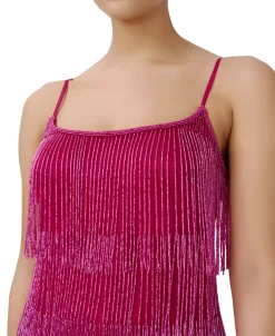Adrianna Papell Women's Beaded Fringe Shift Dress -VINCE CAMUTO Shop 23034328 fpx
